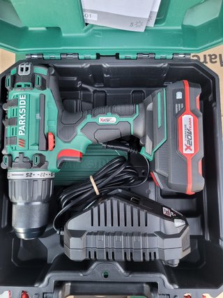TALADRO PARKSIDE NUEVO 20v BROCAS BATERIA _