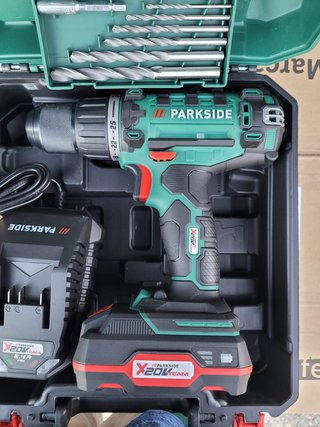 TALADRO PARKSIDE NUEVO 20v BROCAS BATERIA _