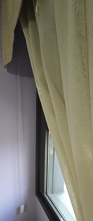 Cortinas Visillos con Bando Beige