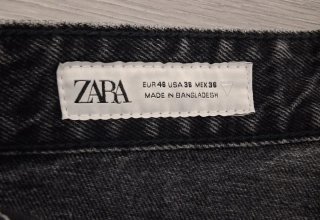 Vaqueros negros Zara