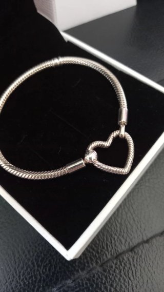 Pulsera Pandora Corazón Plata 16 cm