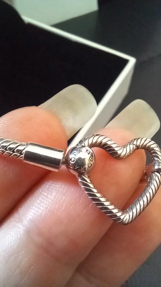 Pulsera Pandora Corazón Plata 16 cm