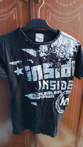 Camiseta INSIDE Negra Talla S