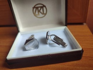 Conjunto Alfiler Corbata y Gemelos ZKI