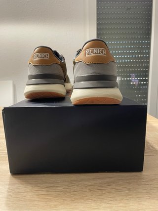 Zapatillas Munich Talla 42 Marrón/Verde Oliva
