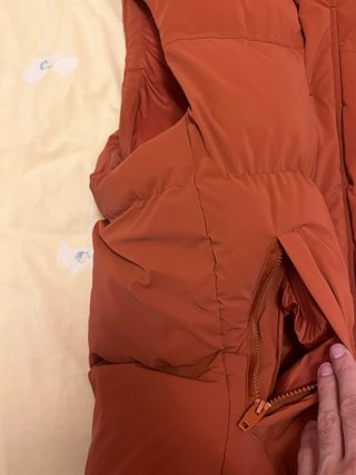 Chaleco Zara Naranja con Capucha unisex