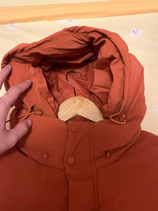 Chaleco Zara Naranja con Capucha unisex