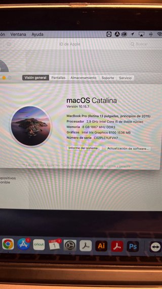 MacBook Pro Retina 13” 2015 Plata