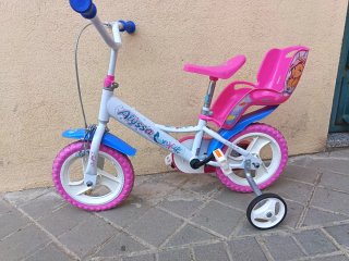 Bicicleta infantil Sirena Alissa 12" ruedines!