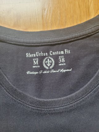 Camiseta Sfera Negra Talla M