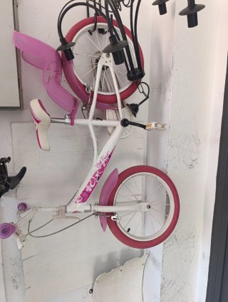 Bicicleta infantil rosa Little Heart