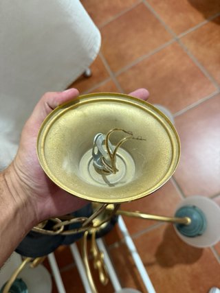 Lámpara de techo vintage 5 brazos