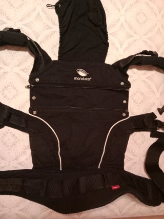 Mochila Portabebés Manduca Negra