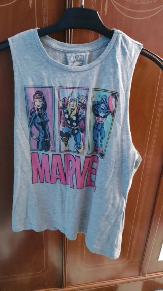 Camiseta Marvel Sin Mangas