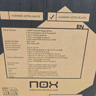 Caja PC Nox Hummer Astra Negra