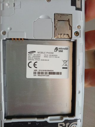 Samsung Galaxy J3 2016 para piezas