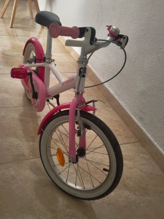 Bicicleta Infantil 16" Btwin Rosa