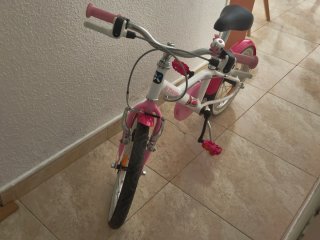 Bicicleta Infantil 16" Btwin Rosa