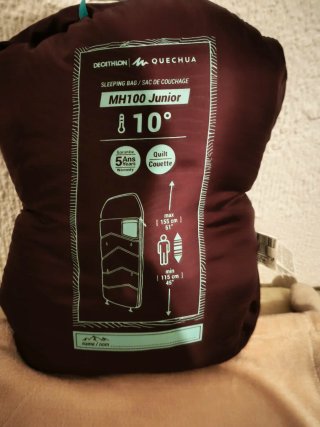 Saco de dormir Quechua MH100 Junior 10°