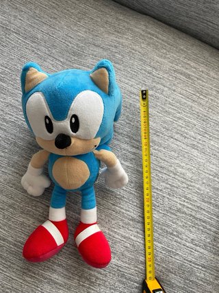 Peluche Sonic Clásico Azul