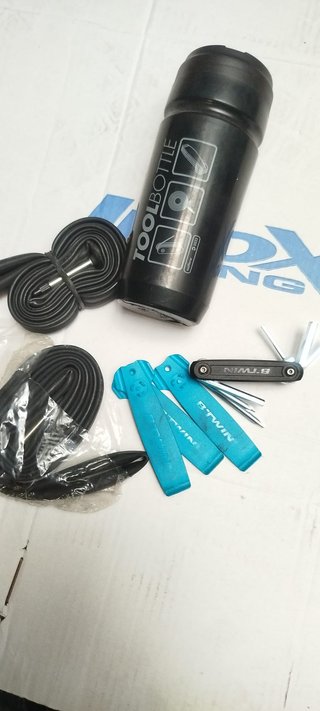 Kit Herramientas Bici + Tubo + Botella