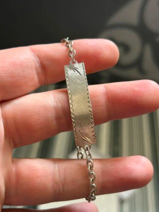 Pulsera esclava de mujer de plata 925