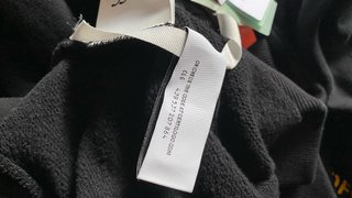 Felpa Off-White Arrows Caravaggio Nera