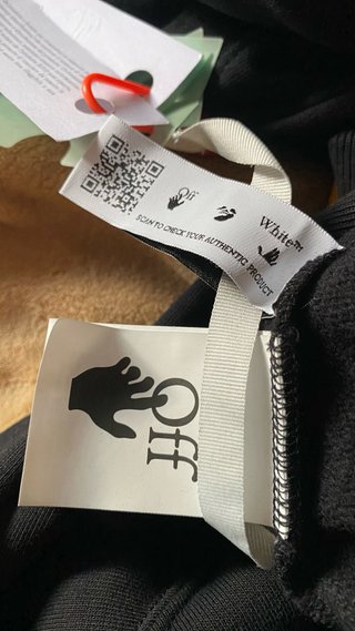 Felpa Off-White Arrows Caravaggio Nera