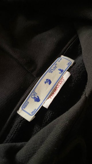 Felpa Off-White Arrows Caravaggio Nera