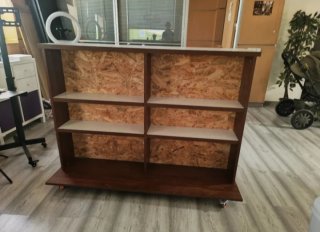 Librerías con ruedas (2 unidades) 150x60x100cm