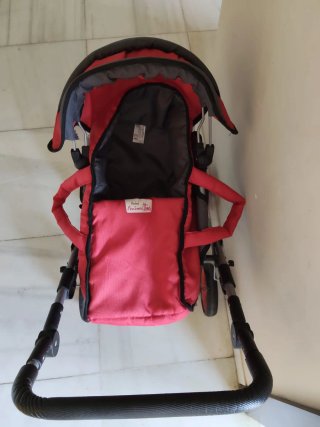 Carrito de muñecas 2 piezas: silla y capazo
