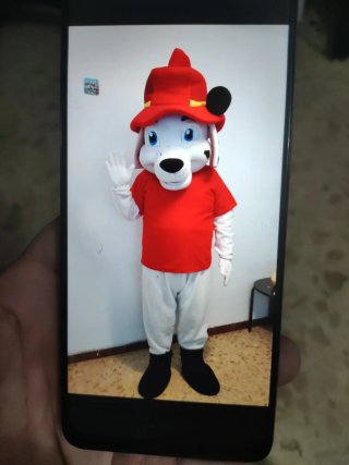 Disfraz Perro Bombero Talla Única