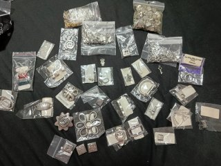 Lote bisutería y manualidades