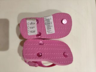 Chanclas Havaianas bebé rosa. Talla 19-20