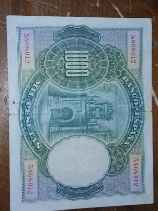 Billete 1000 Pesetas 1957 España