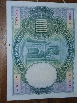 Billete 1000 Pesetas 1957 España