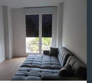 Sofá cama chaise longue gris
