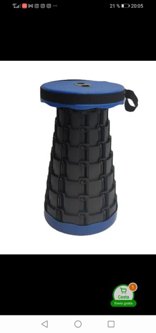 Taburete Plegable Telescópico