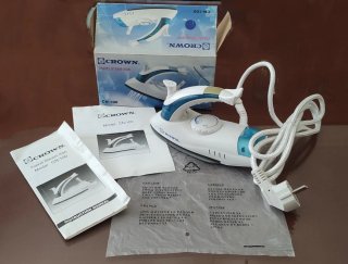 Plancha de Vapor para Viaje Crown CN-100 - NUEVA -