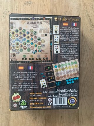 Juego de mesa Gold West en Español con Expansiones