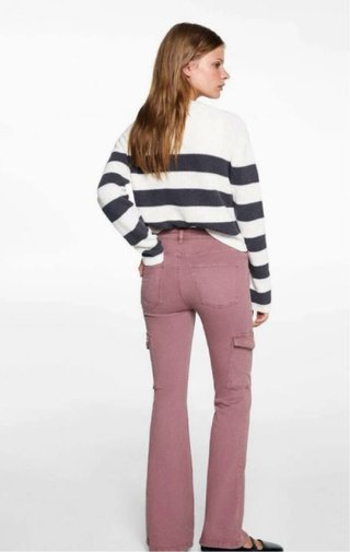 Pantalones cargo acampanados BROWNIE T.32