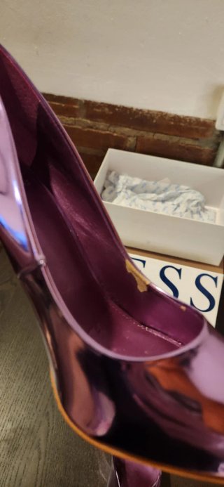 Zapatos de salón Guess lila metalizado