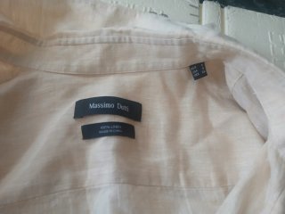Camisa Beige Massimo Dutti