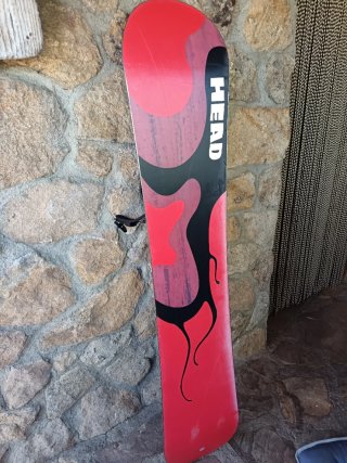 Tabla Snowboard con Fijaciones