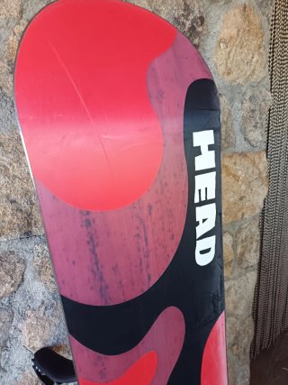 Tabla Snowboard con Fijaciones