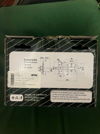 Cerradura Seguridad Amig 5 Llaves