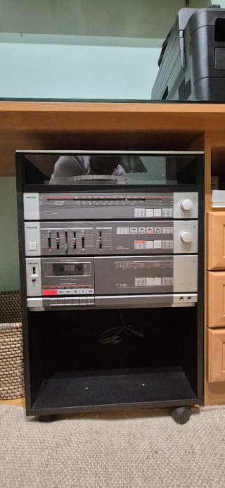 Cadena de música Philips vintage