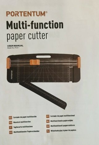 Cortadora de papel multifunción Portentum A4