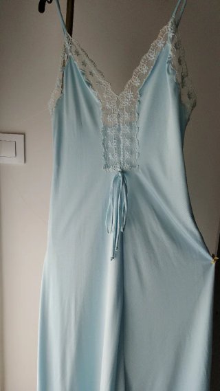 Camisón Vintage 1975 Azul