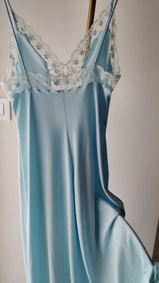 Camisón Vintage 1975 Azul